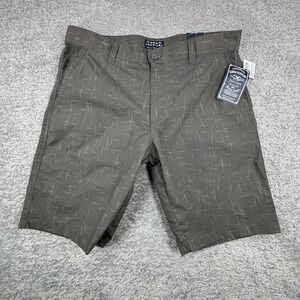 Trilogy Cargo Supplies Olive Green Crosshatch NEW Shorts Regular Fit Size 38‎